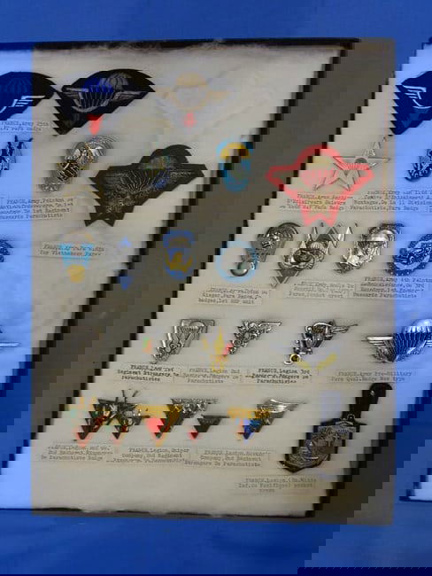 Airborne Paratrooper Wings, Patch, Badge, Insignia Lot, FRANCE, FRENCH (1 of 5)