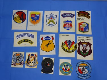 Vietnam War Patch, Tab, Insignia Lot, CAMBODIA, THAILAND