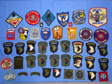 Multi - Conflict 82nd & 101st Airborne Paratrooper Patch Lot