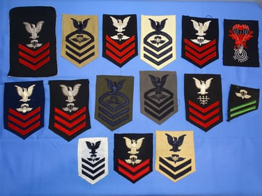 Multi - Conflict Airborne Paratrooper USN USMC Paramarine Patch Lot