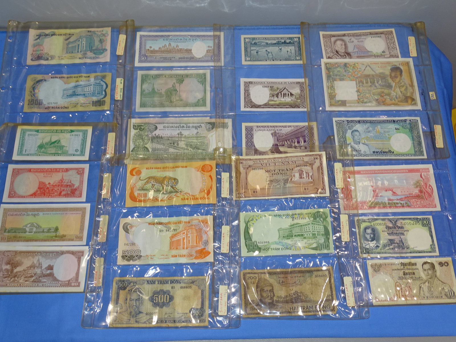 Vietnam War Era Currency Banknote, Military Payment Script Lot (1 of 18)