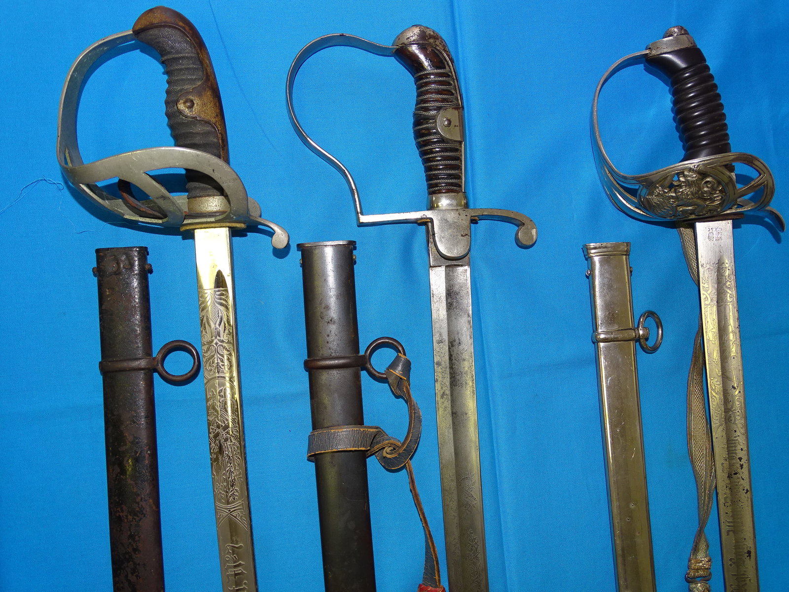 WWI Era Imperial German Sword Lot of 3 (1 of 17)