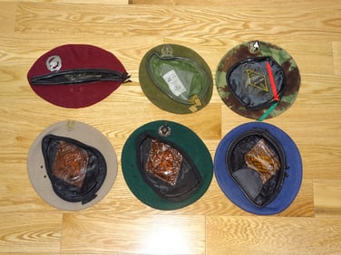 Post Vietnam War Era BERET Cap Hat Lot