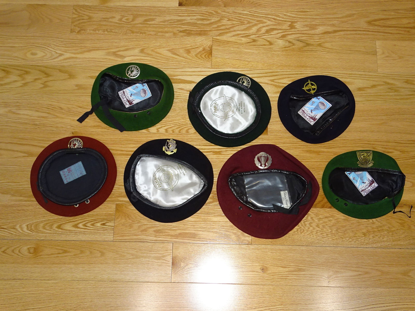 Post Vietnam War Era BERET Cap Hat Lot (1 of 4)