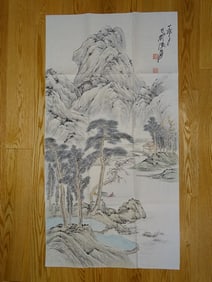 Chinese Painting on Paper of Landscape