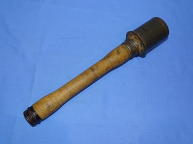 Inert / Dewat WWII German M24 Stick Grenade, 1944 Dated