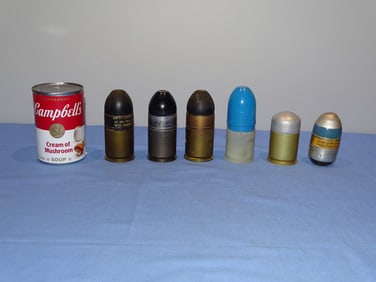 Inert / Dewat Ordnance, Vietnam War Era M118 40mm Rifle Grenade Lot