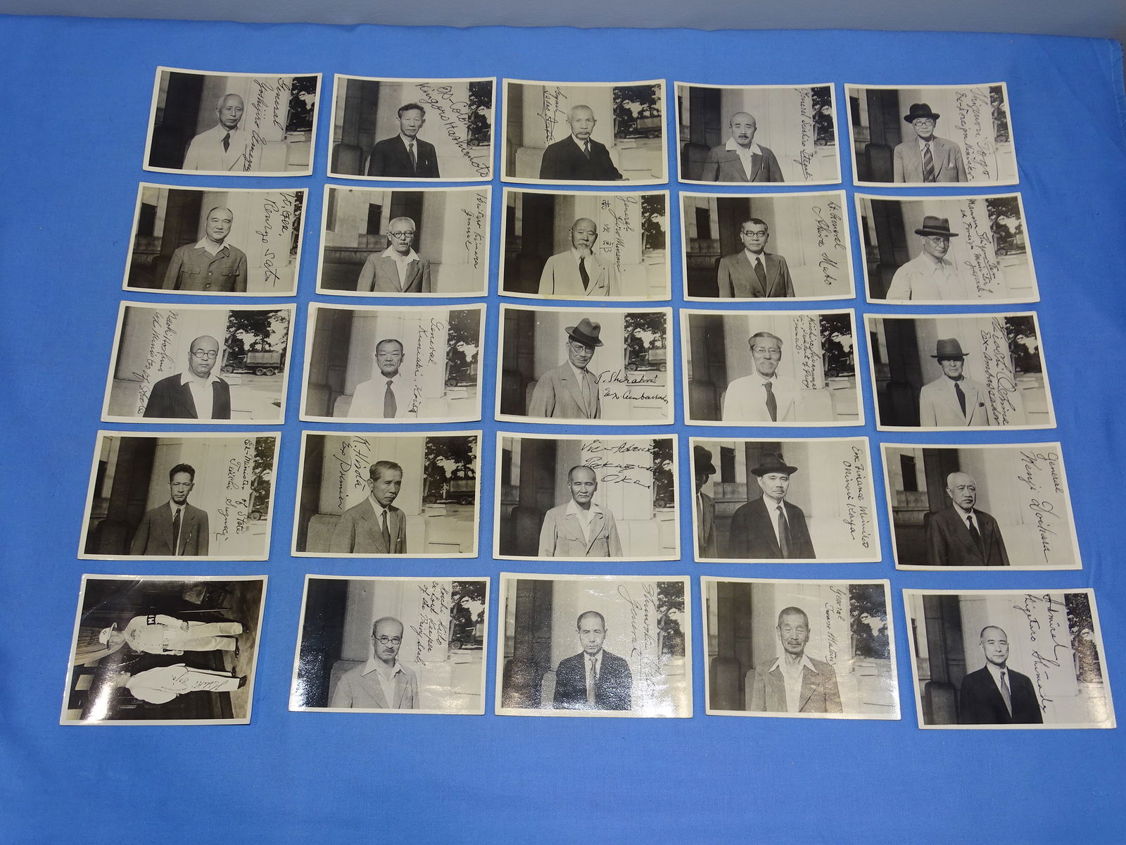 WWII Sugamo Prison Japanese War Crimes Photo's Of Defendants, Tojo, Togo, Tokyo Rose, Generals, etc (1 of 20)
