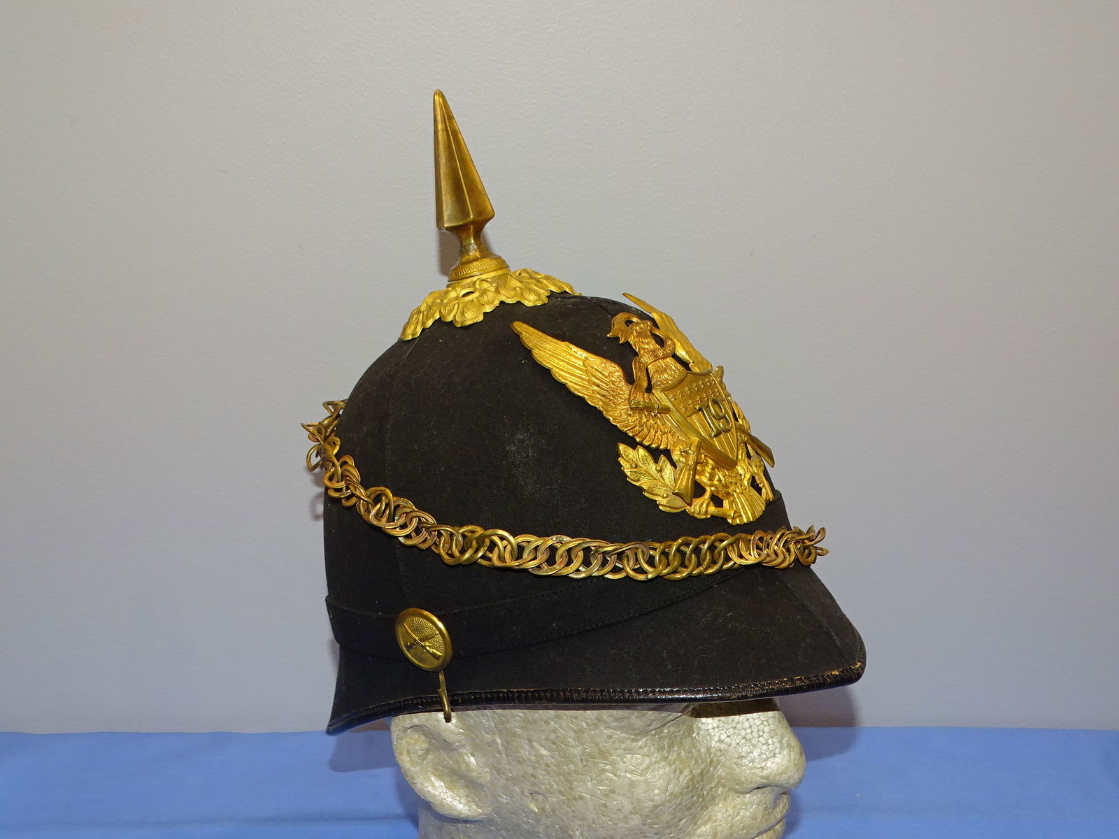Indian Wars M1881 19th Infantry Spiked Dress Helmet (1 of 12)