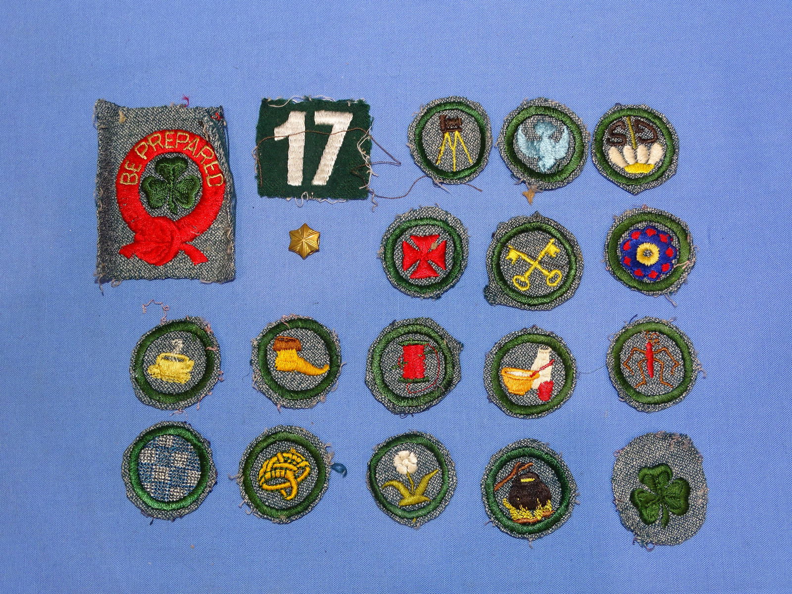 Vintage Early Girl Scouts GS Scouting Merit Badge Patch Lot