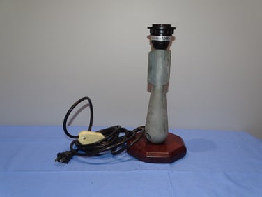WWII Trench Art Mortar Round Lamp