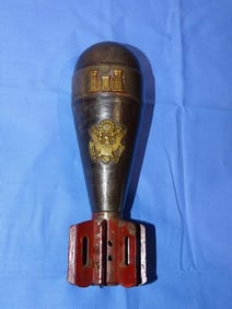 Inert / Dewat WWI - WWII Trench Art Mortar Round