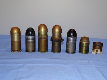 Inert / Dewat Ordnance, Vietnam War Era 40mm Grenade Lot