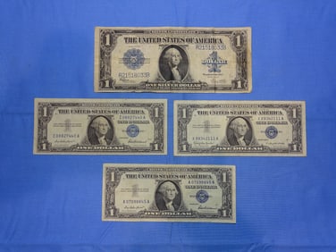 1923 & 1957 $1. Silver Certificate Bank Note Lot