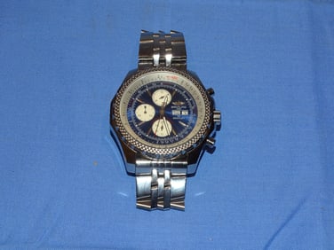 Faux Breitling Bentley Special Edition Chronometer, Stainless Steel Men's Watch