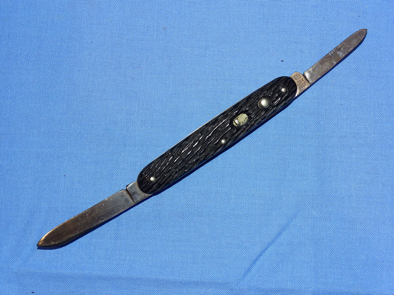 Vintage Double Blade Switchblade Pocket Knife, SCHRADE CUTCO Walden (1 of 8)