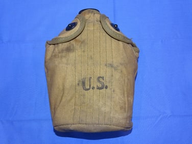 WWII Canteen of CBI Hump Pilot Captain w/ 175 Crossings