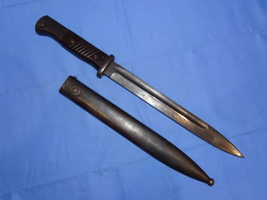 WWII German k98 k-98 Combat Bayonet, Matching #'s E.PACK 1940