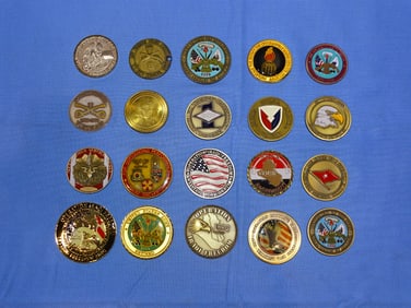 Military Challenge Coin Lot of 20