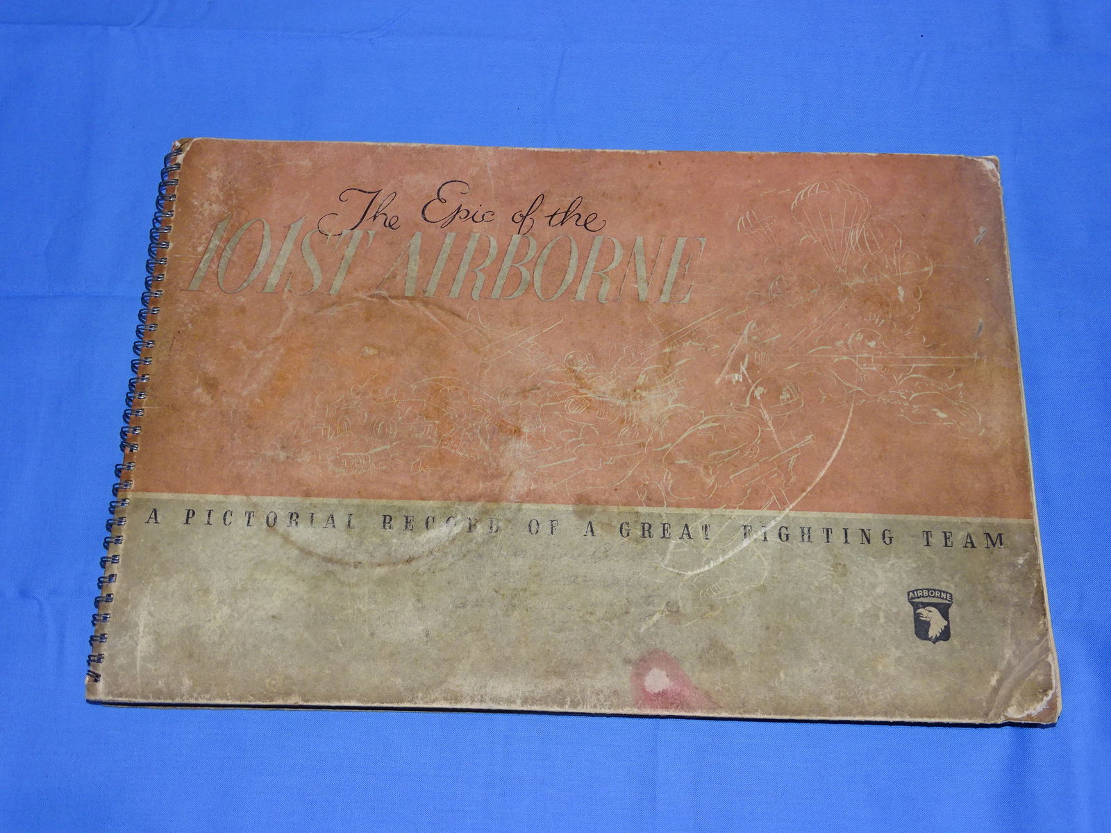 Rare Original WWII Unit History Book, The Epic of the 101st Airborne (1 of 16)