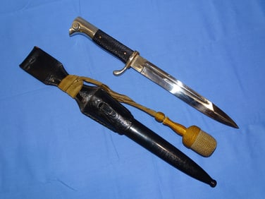 Minty WWII German Parade Dress Bayonet Dagger, Eickhorn Solingen