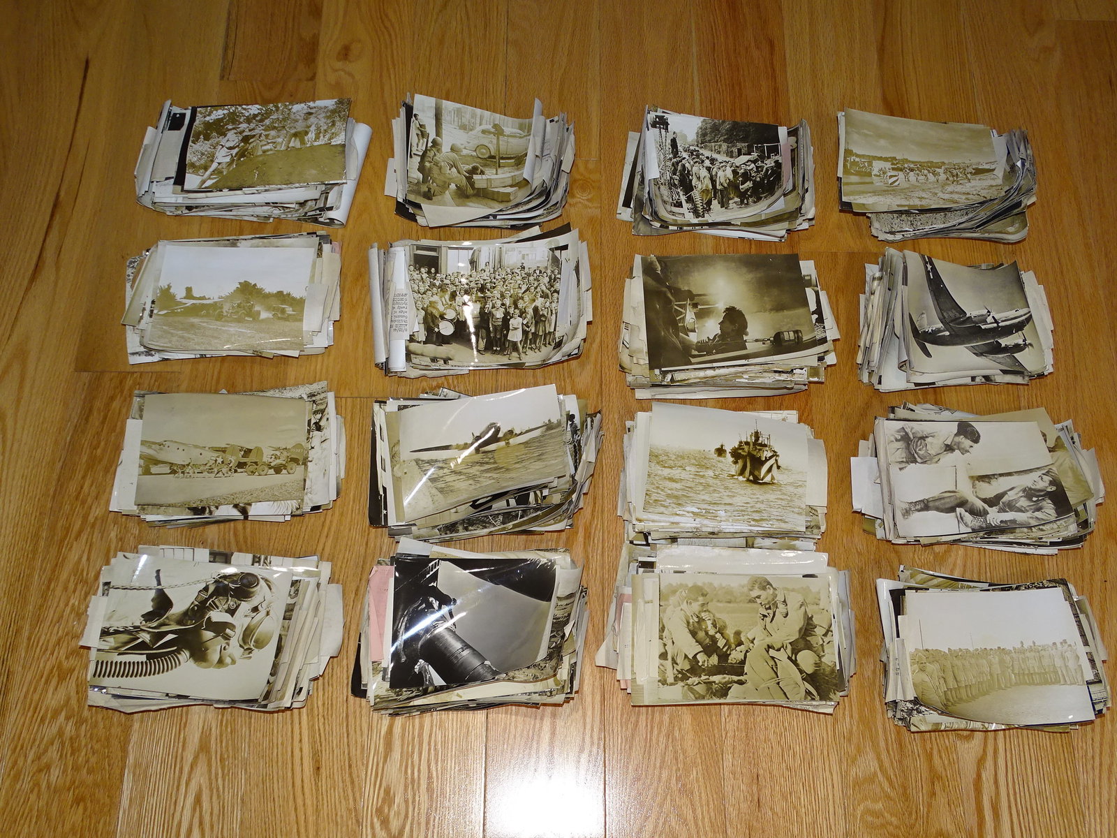 HUGE LOT of 800 WWII Press Release Photographs w/ Combat & More (1 of 8)