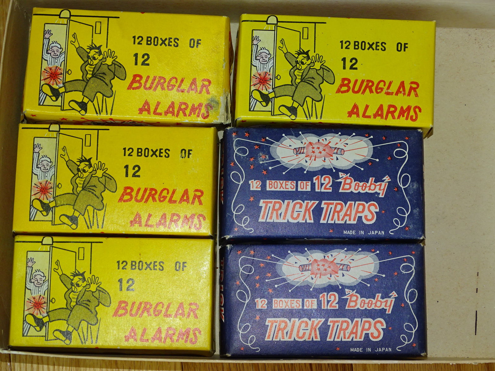 NOS Vintage Fireworks SNAP BANGS Lot, Burgular Alarms, Trick Traps (1 of 3)