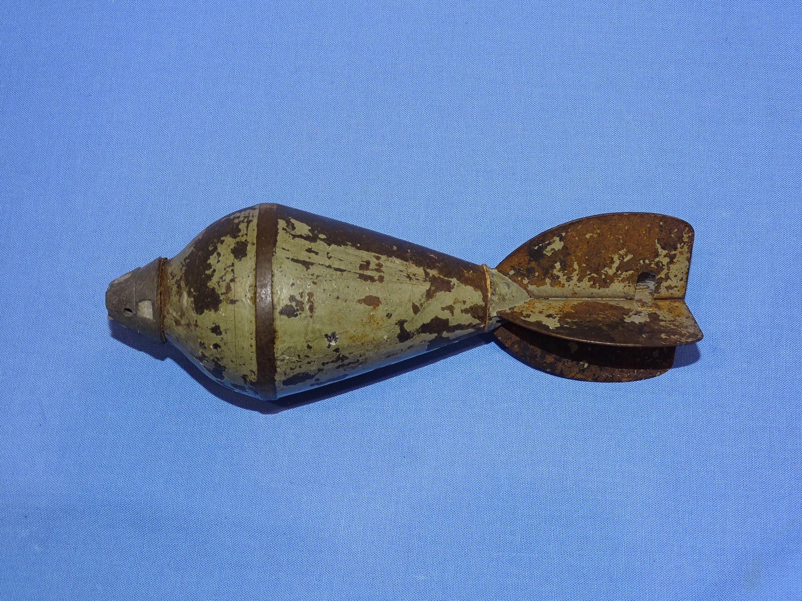 WWI French M15 Pneumatic Mortar Round 60mm INERT (1 of 6)