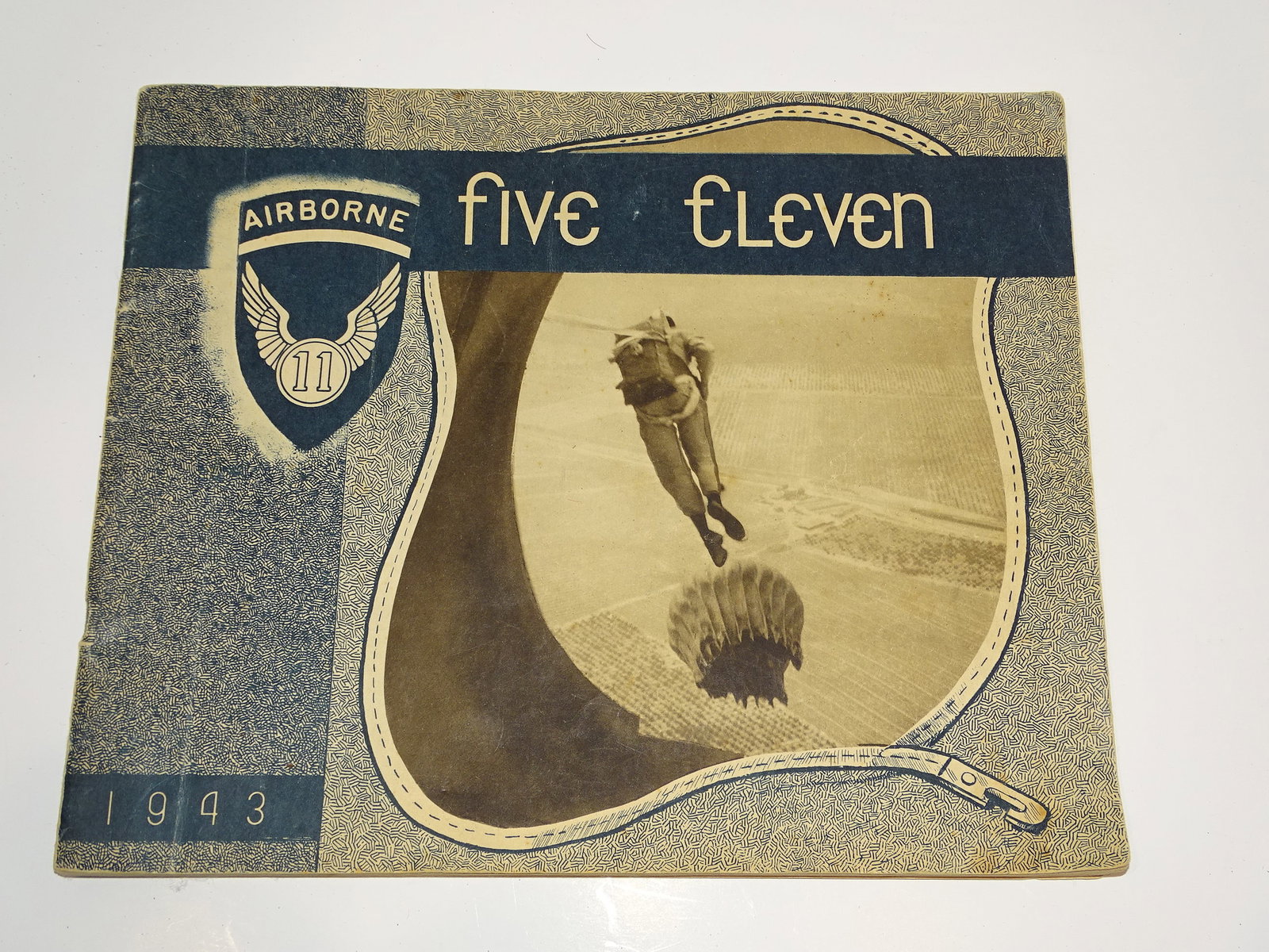Original WWII 1943 511th PIR Airborne Paratrooper Unit History, ID'd (1 of 10)