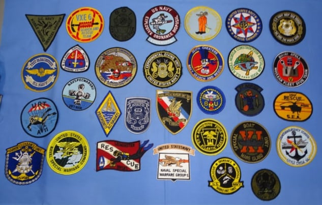 1970's, 80's, 90's Military Patch Lot, DIVER, SEARCH & RESCUE (1 of 6)