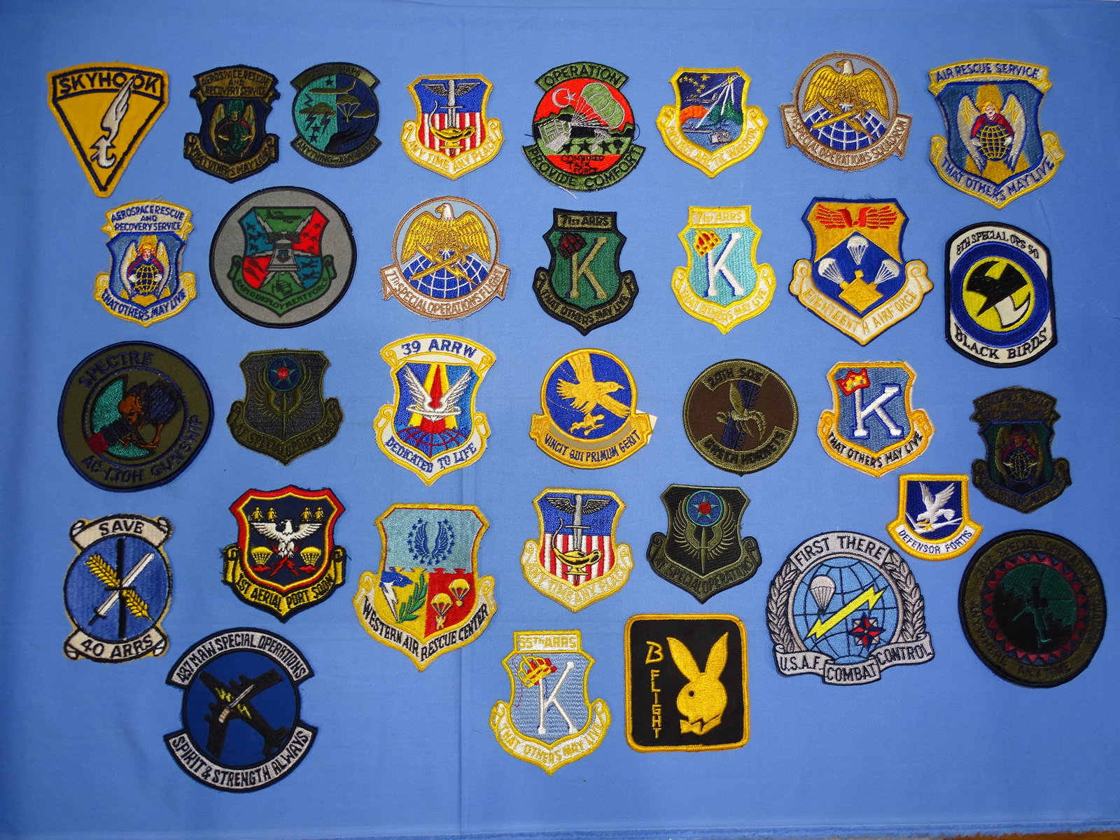 1970's, 80's, 90's Military Patch Lot, AIR FORCE AVIATION (1 of 6)