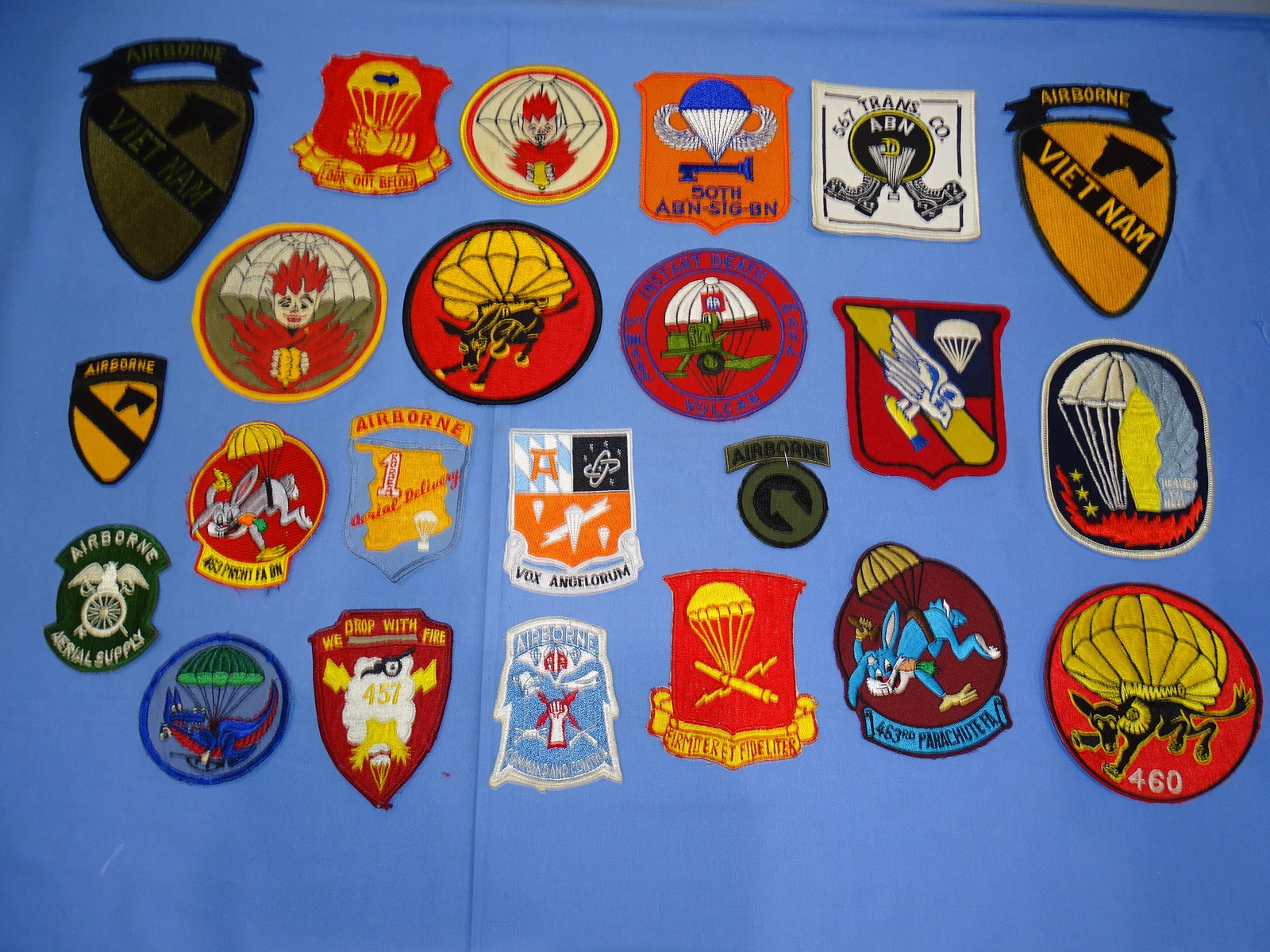1970's, 80's, 90's Military Patch Lot, AIRBORNE (1 of 6)
