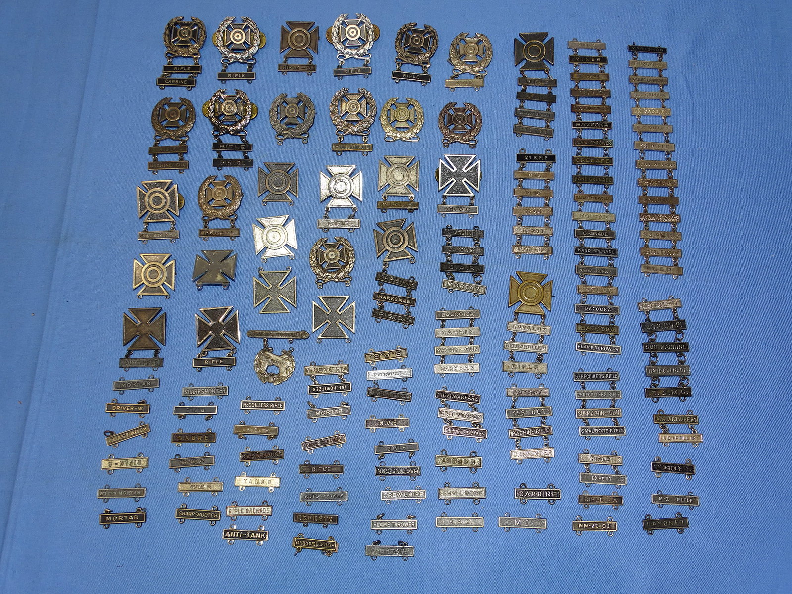 U.S. Military Marksmanship Qualification Badge Lot (1 of 5)