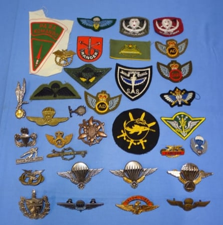 Foreign Military Patch, Badge Medal Insignia Lot (1 of 8)