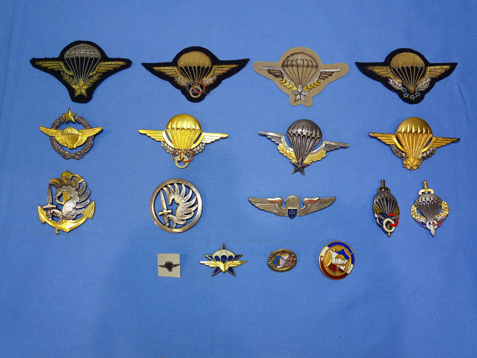 Military Patch Badge Medal Insignia Lot, FRENCH Airborne Paratrooper (1 of 8)