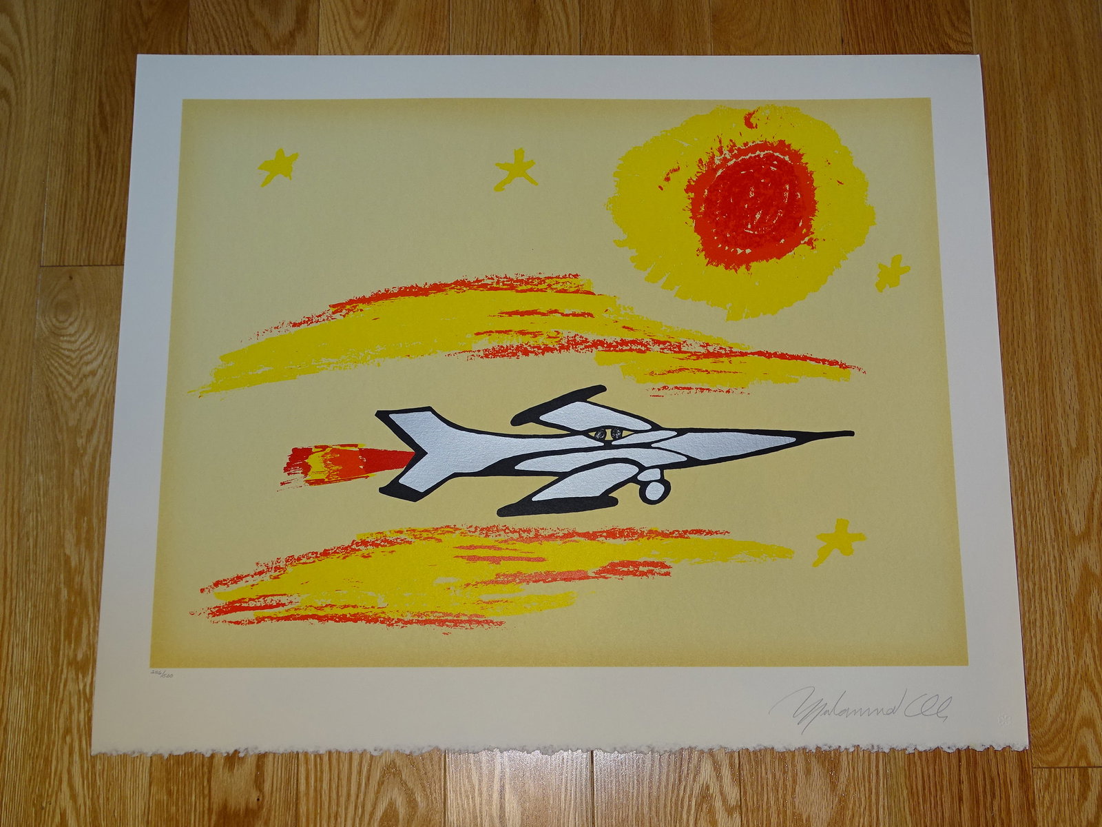 MUHAMMAD ALI, Silkscreen Print UNDER THE SUN, Hand Signed & Numbered Edition 226/500 (1 of 6)