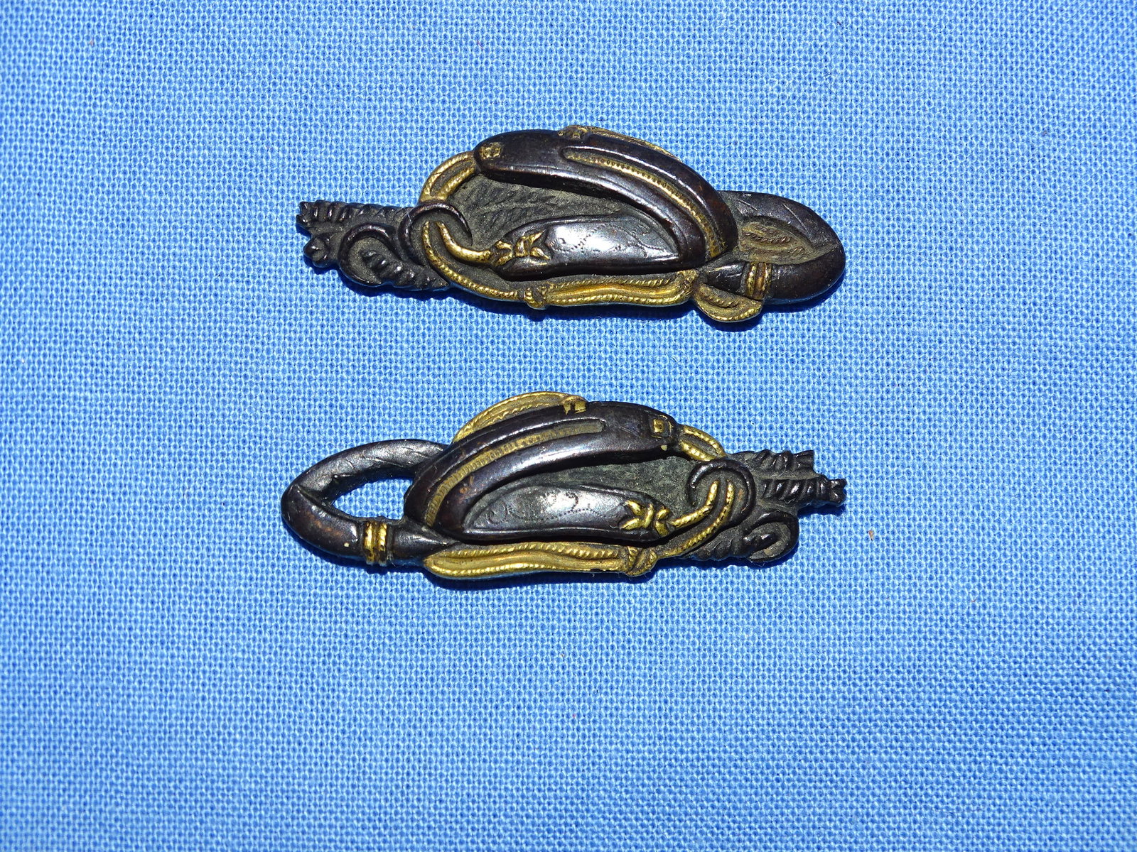 Japanese Samurai Sword Fittings, Menuki Matching Pair (1 of 3)