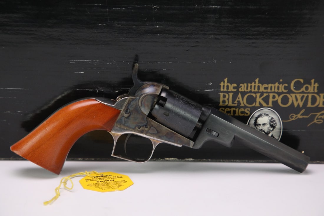 Colt 2nd Generation Baby Dragoon Percussion Single Action Revolver & Box: Colt 2nd Generation Baby Dragoon Percussion Single Action Revolver & Box Make: Colt Model: 2nd Generation Baby Dragoon Serial Number: 16218 Caliber: .32 Percussion Action Ty