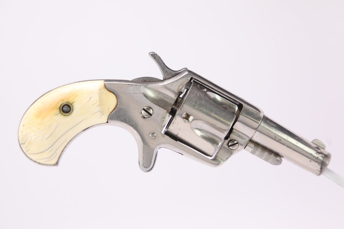etched Panel Colt New Line 1st Model Single Action Revolver: ANTIQUE etched Panel Colt New Line .41 Rimfire 1st Model 2 1/4" Single Action Revolver Our Assessment: These little pocket revolvers often saw hard use as everyday tools. This one seems to have escape