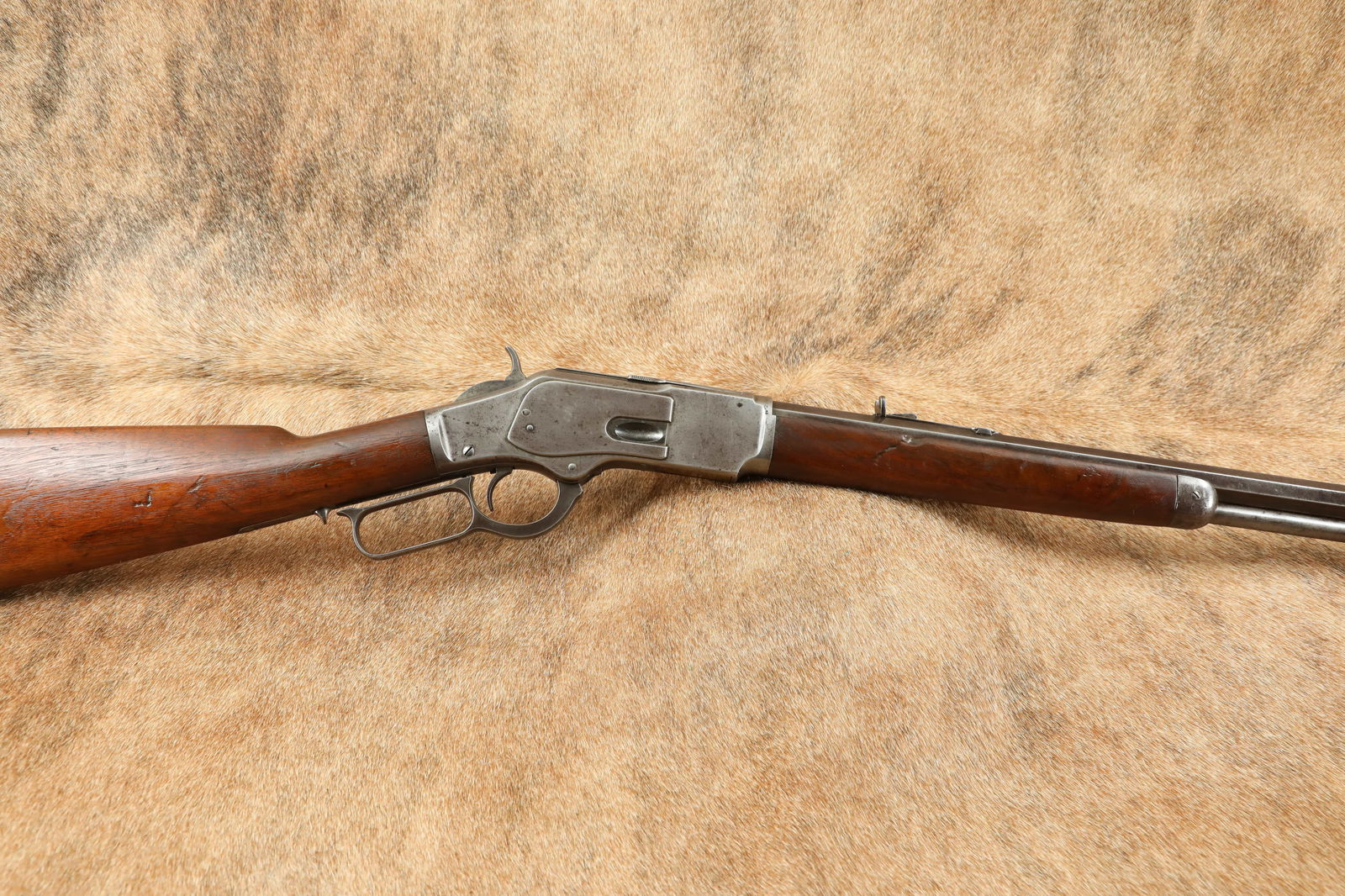 Antique Winchester Model 1873 .32-20 WCF 24" Octagonal Barrel Lever Action Rifle W/ Letter 1892: Make: Winchester Repeating Arms Model: 1873, 3rd Model Serial Number: 440957B Year of Manufacture: 1892 Caliber: .32-20 Winchester Center Fire (WCF) Action Type: Lever Action Rifle with Full-Length Tu