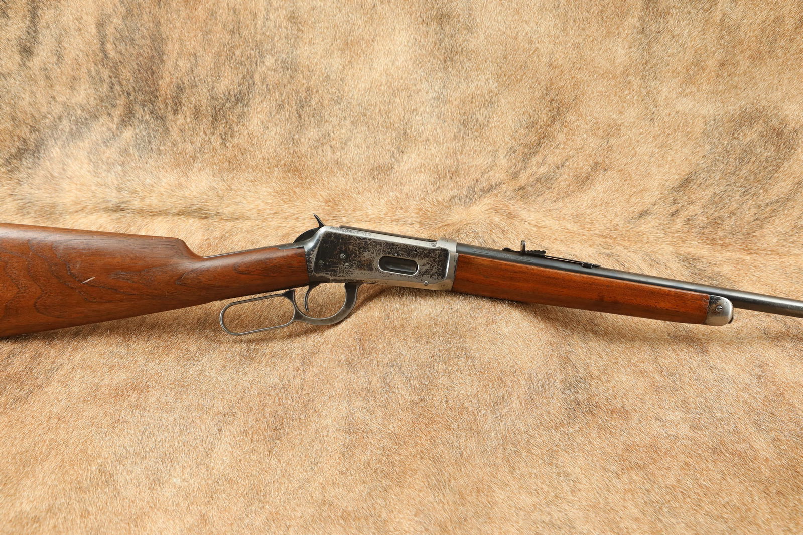 Winchester Model 55 Solid Frame Like 1894 .32 Special WS Lever Rifle, 1932 C&R: Make: Winchester Model: 55 Serial Number: 1084845 Year of Manufacture: 1932 Caliber: .32 Winchester Special Action Type: Lever Action, Tube Magazine Fed Solid Frame Rifle Barrel Length: 24” <br