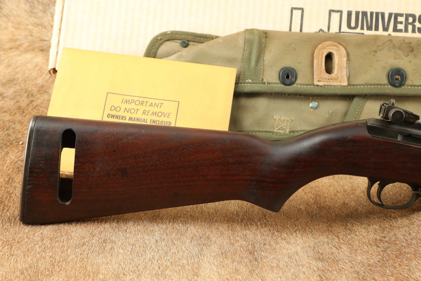 Bullseye Gun Works Commercial Production M1 Carbine 30 Carbine Semi Automatic Rifle GI Pattern from: Make: Bullseye Gun Works Model: M1 Carbine Serial Number: 1250 Year of Manufacture: Pre 1960. The first noted Bullseye receiver was 1010 and the Last noted was 2308 putting this rifle toward the begin