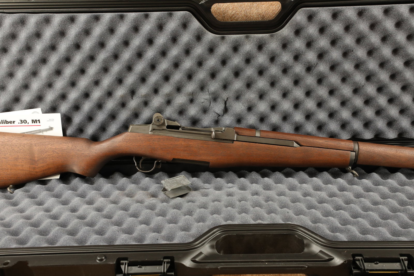 WWII Springfield Armory M1 Garand .30-06 Semi-Automatic Rifle CMP, MFD 1945 C&R: Make: Springfield Armory Model: M1 Garand. Based on the new-production walnut CMP stock and Criterion barrel, we suspect that this is a CMP Expert Grade. Serial Number: 3703918 Year of Manufacture: Re