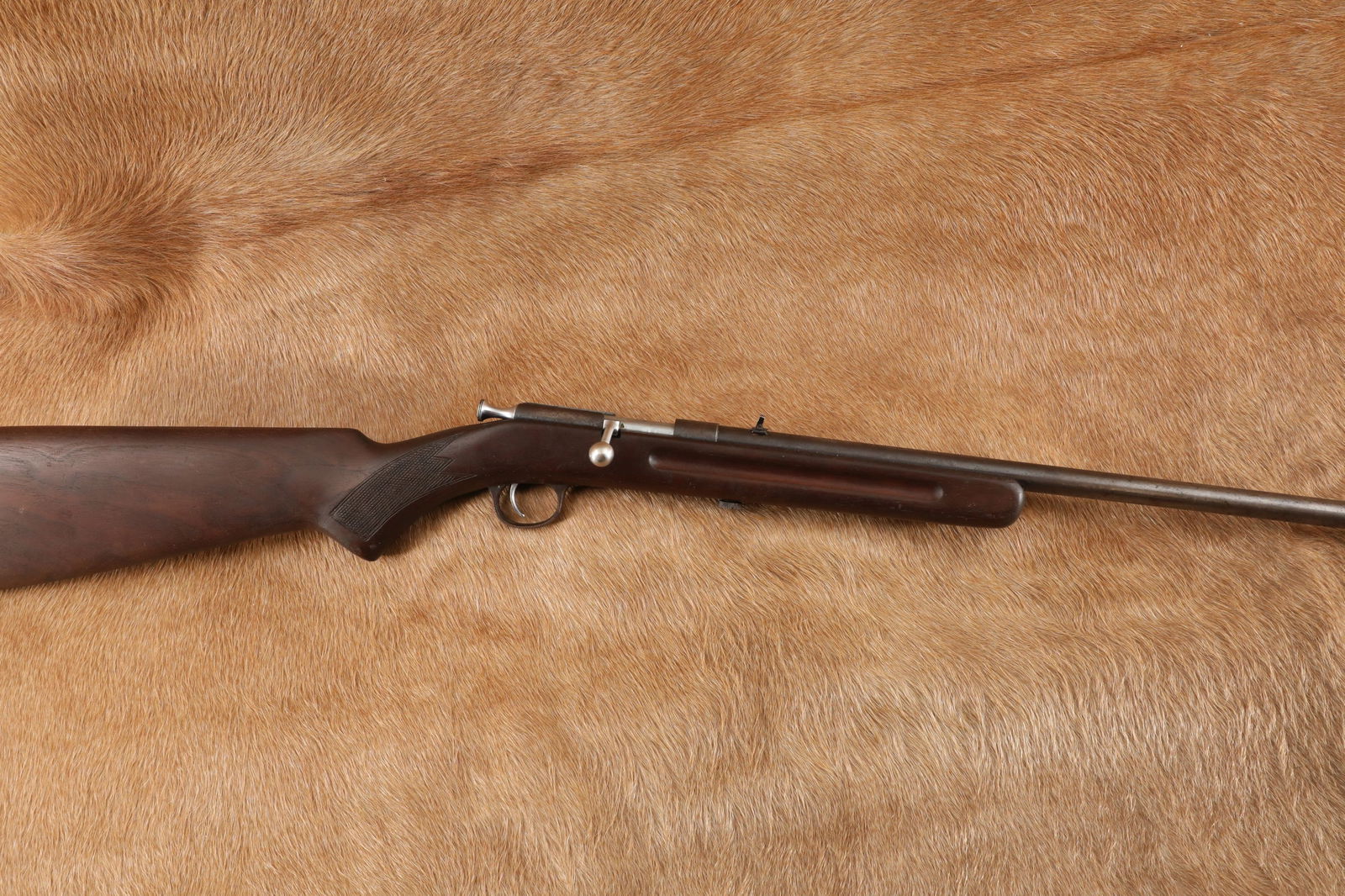 Iver Johnson Model 2-X Self Cocking Safety Rifle .22 Short/Long/LR Bolt Rifle, 1930-1955 C&R: Make: Iver Johnson Model: 2-X Self Cocking Safety Rifle Serial Number: NSNV Year of Manufacture: 1930 to 1955, C&R Caliber: .22 Short, Long & Long Rifle Action Type: Bolt Action Single Shot Rifle Mark