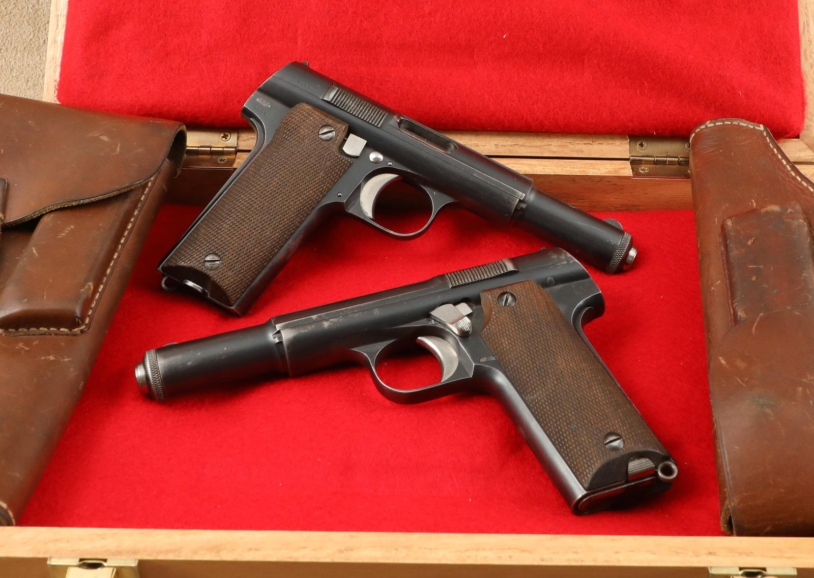 Consecutive Pair WWII German Issue Astra 600/43 9mm Luger Semi-Automatic Pistols, 1944 C&R (1 of 20)