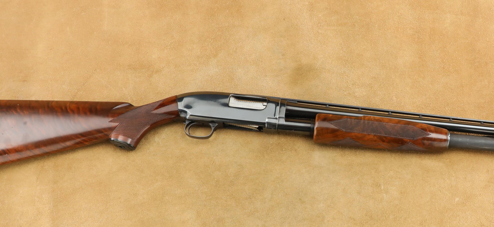 Winchester Model 12 Pigeon Up-Grade 20 GA 26" MOD Takedown Pump Action Shotgun, 1953 C&R (1 of 20)