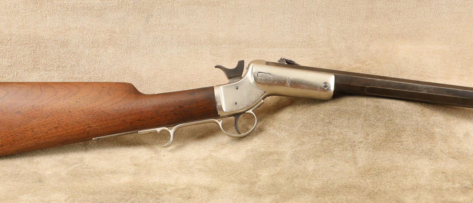 J. Stevens & Co. Tip-Up .22 Long 24" Single Shot Breech Loading Rifle, 1870-1886 Antique (1 of 20)