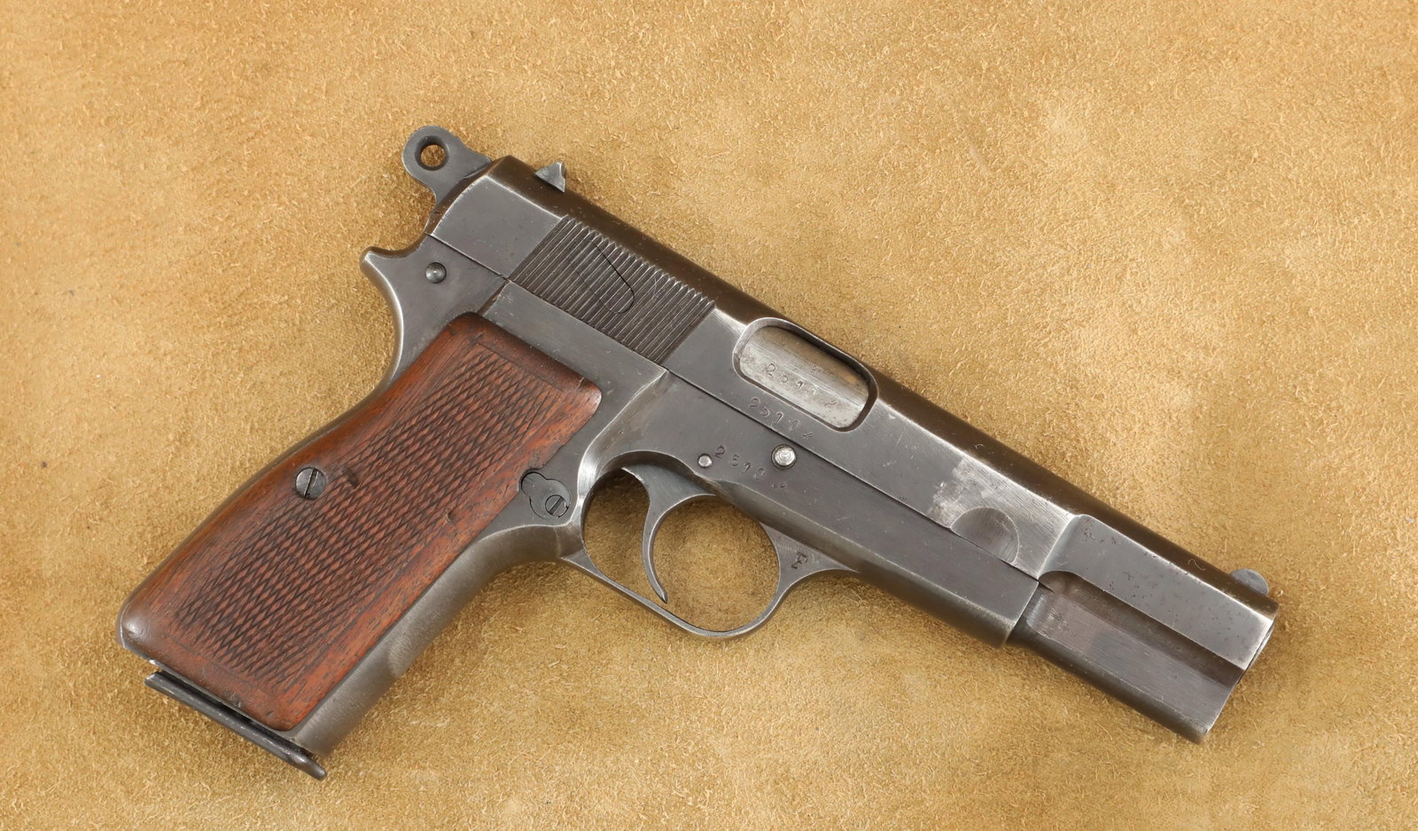 WWII German Occupied WaA140 FN Hi Power M1935 640(b) 9mm Semi-Automatic Pistol, 1944 C&R (1 of 19)