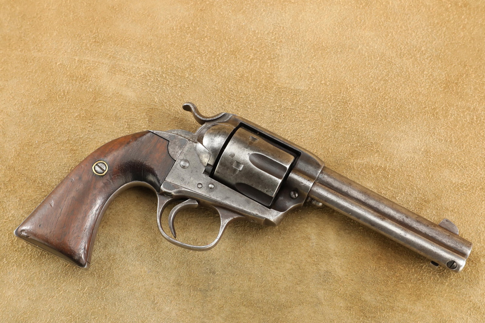 Colt 1st Generation Bisley Model Single Action Army SAA 4 3/4" .41 LC Revolver, 1906 C&R: Make: Colt Model: Single Action Army, Bisley Model Serial Number: 284869 Year of Manufacture: 1906 Caliber: .41 Colt Action Type: Single Action Rev