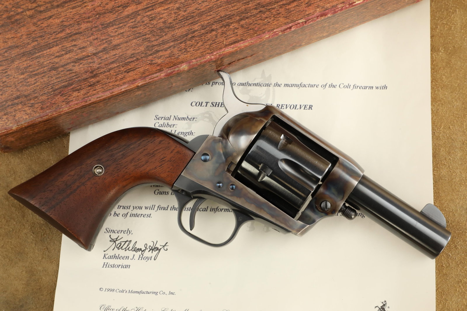 Rare Boxed Colt 2nd Gen Sheriff's Model Single Action Army 3" .45 Revolver 422/503, 1960 C&R (1 of 20)